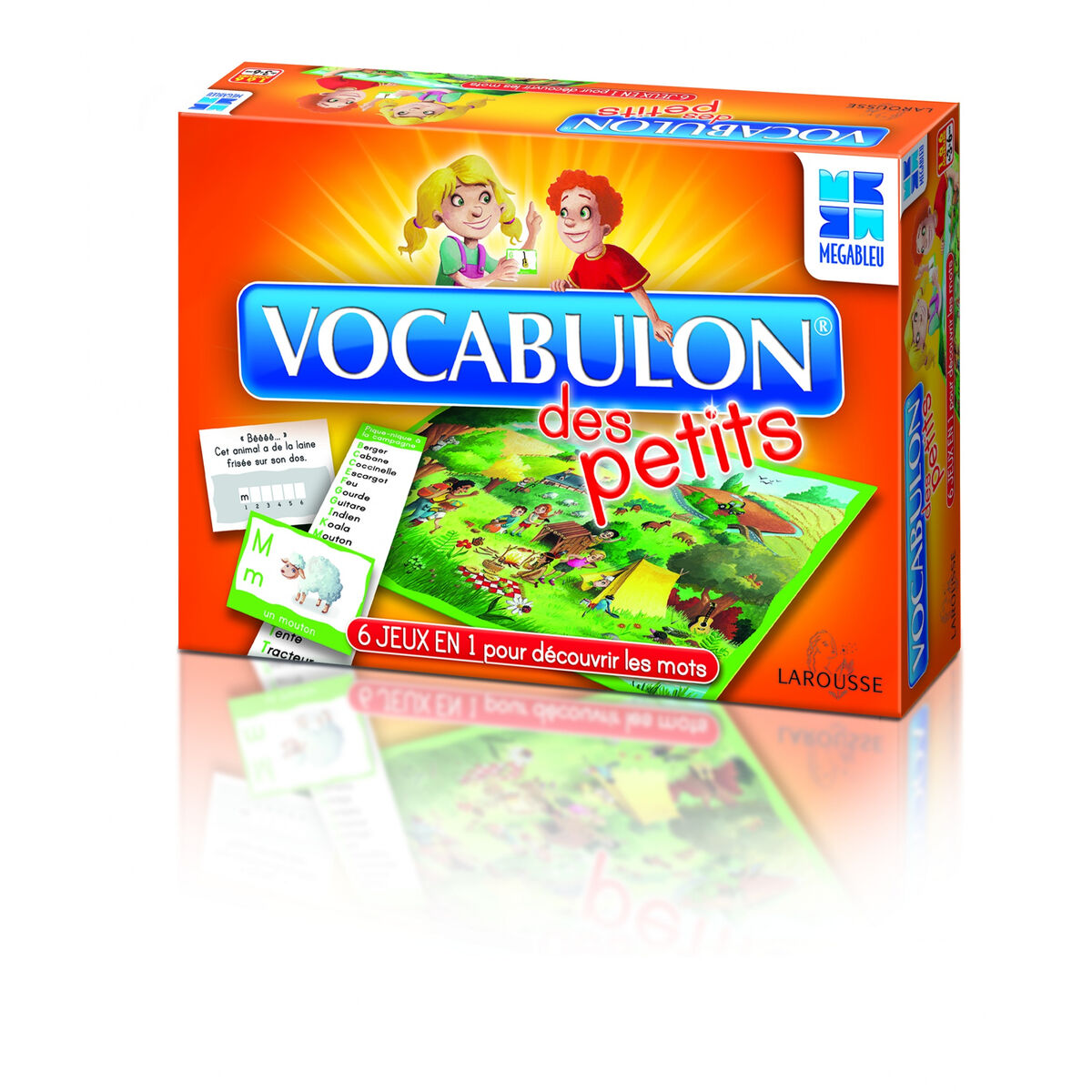Bordspel Megableu Vocabulon des Petits learning game 29 x 20 x 6 cm